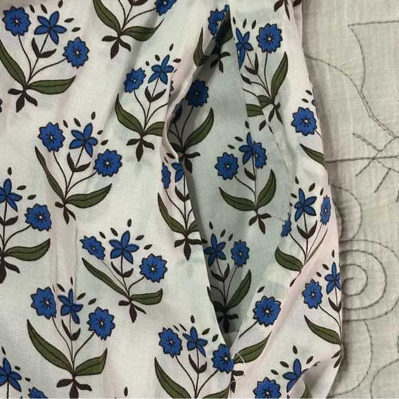 NWT Misa Georgia Dress Pura Vida Flora Mix Blue Floral - Picture 7 of 8